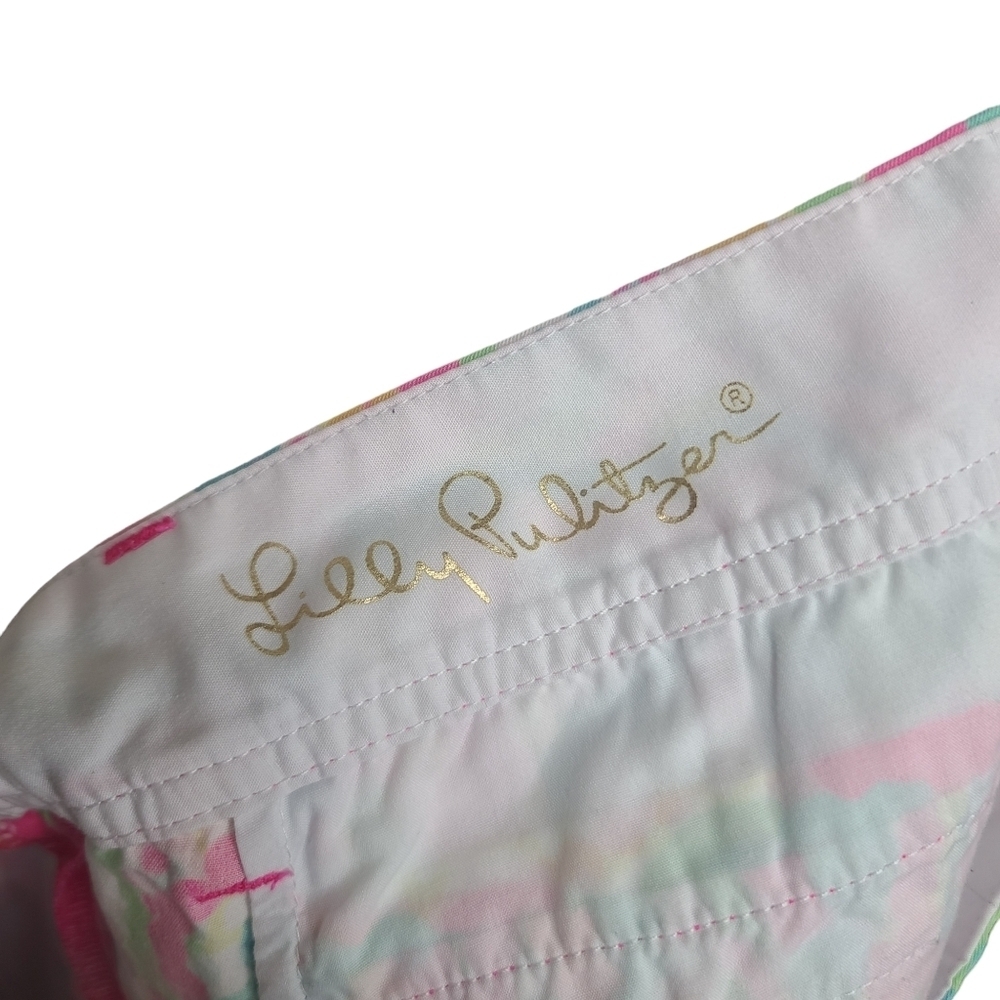 Lilly Pulitzer It's Always Summer Somewhere The Callahan Colorful Shorts 2 - Picture 4 of 7